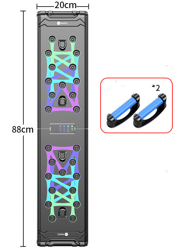 Push-up board for muscle training equipment