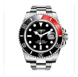 Men's Elegant Luminous Waterproof Watch with Leather Strap
