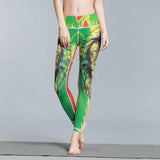 Women's Printed Yoga Leggings for Outdoor & Fitness Sports