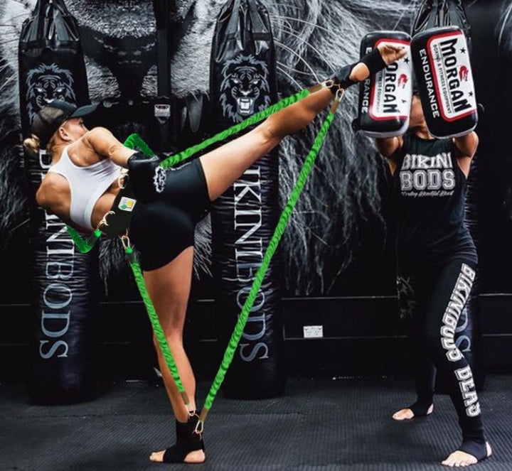 Resistance Elastic Training Belt Leg Strength and Agility Training Strap for Boxing, Football & Taekwondo