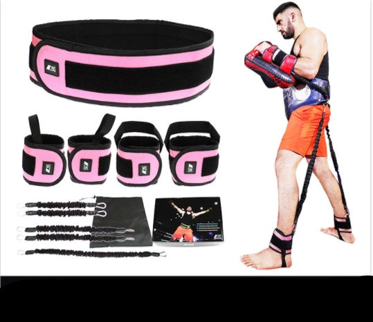 Resistance bands for leg squats boxing combat training fitness endurance strength