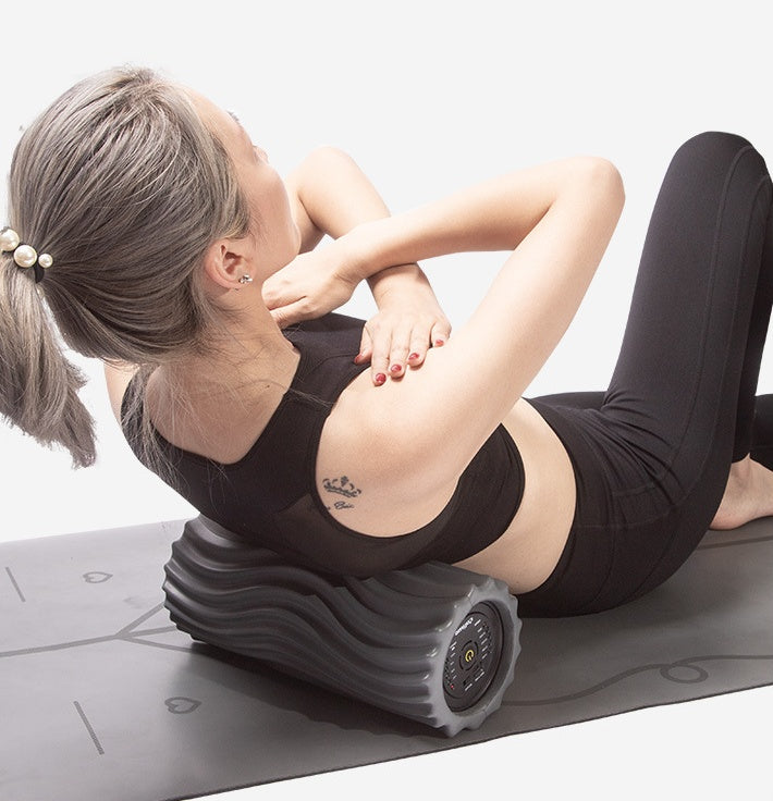 USB Electric Foam Roller Massager for Yoga Muscle Pain Relaxation