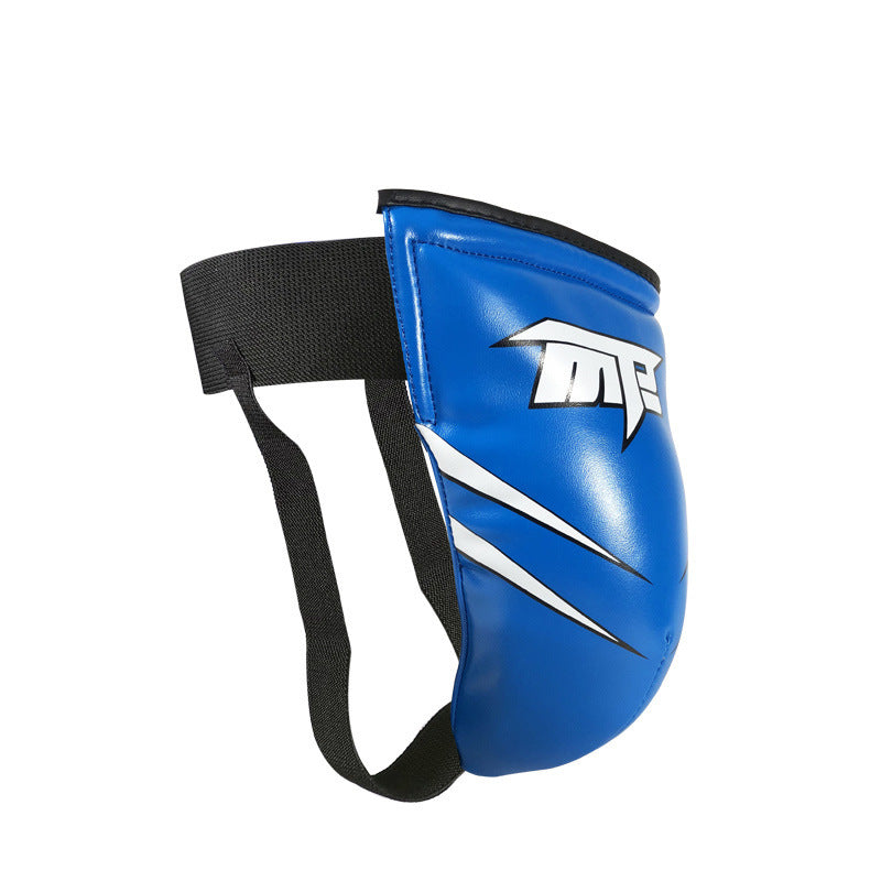 Taekwondo crotch guard and Sanda fighting protective gear