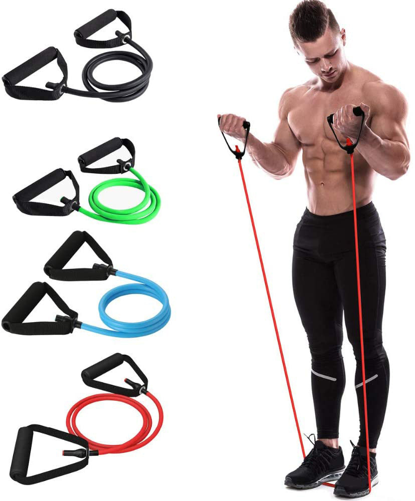 Elastic fitness rope, elastic band for men and women, strength training equipment for home