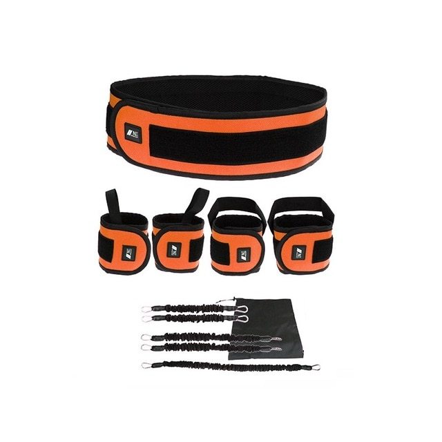 Resistance bands for leg squats boxing combat training fitness endurance strength