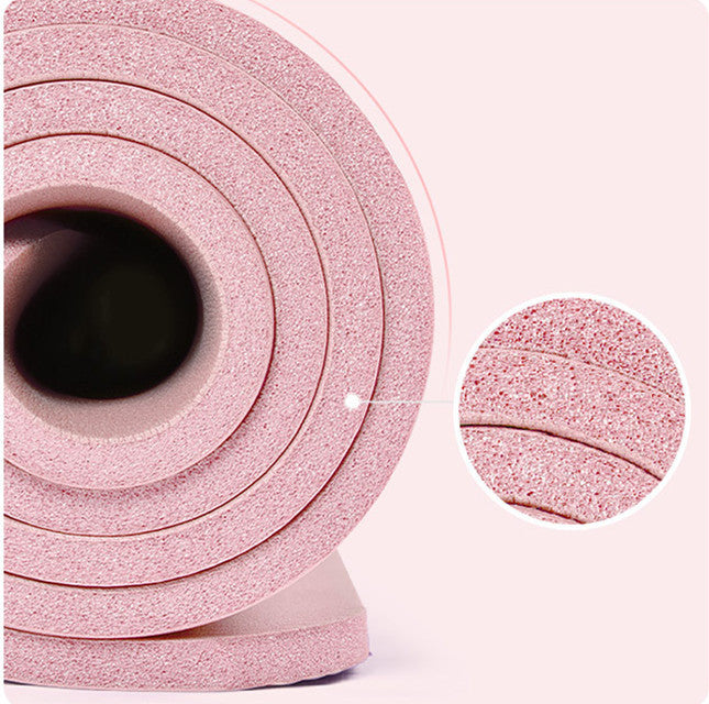 Expanded Home Fitness Yoga Mat for Men and Women
