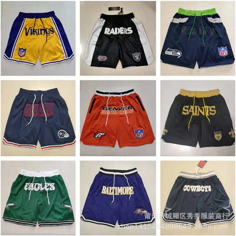 NFL MLB Team Pocket Pants - Patriots, Cowboys & More