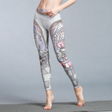 Women's Printed Yoga Leggings for Outdoor & Fitness Sports