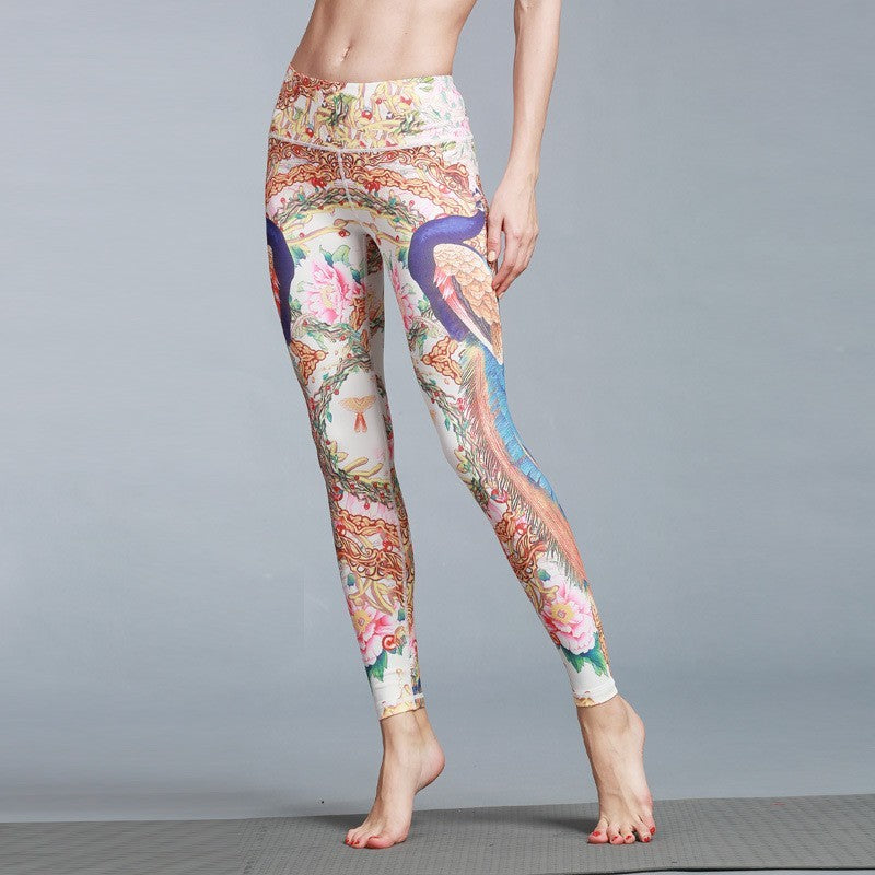 Women's Printed Yoga Leggings for Outdoor & Fitness Sports