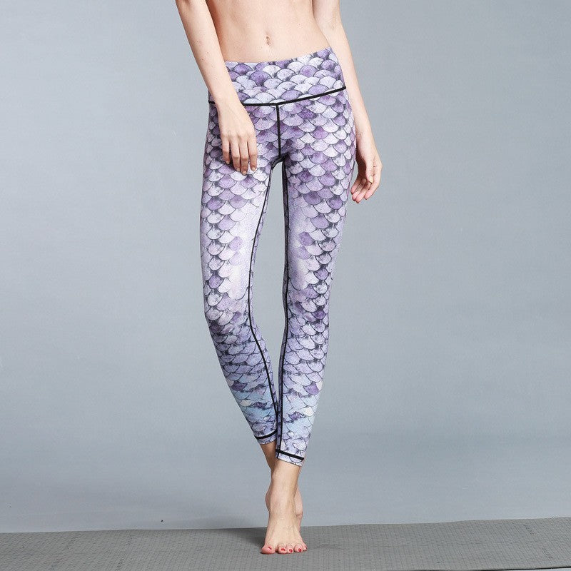 Women's Printed Yoga Leggings for Outdoor & Fitness Sports