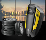 Portable air pump for inflating bicycle, car, and motorcycle tires