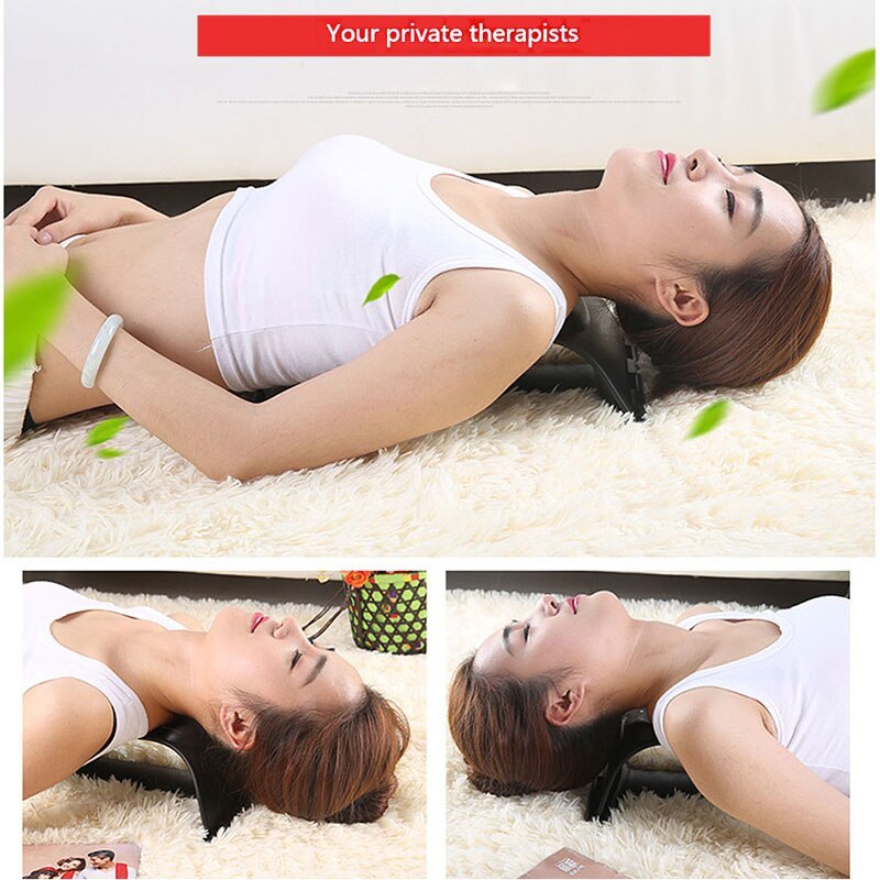 Neck Massager Cervical Traction Pain Relief Posture Corrector Acupressure