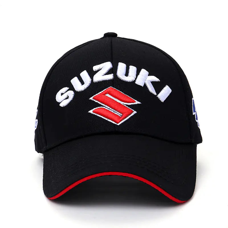 Men's Snapback Cap with Embroidered Suzuki Logo