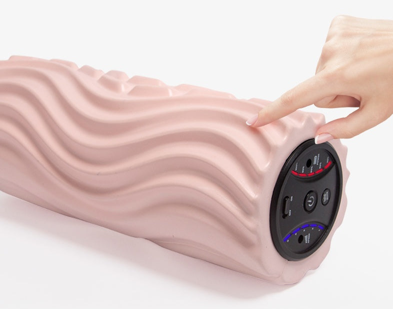 USB Electric Foam Roller Massager for Yoga Muscle Pain Relaxation