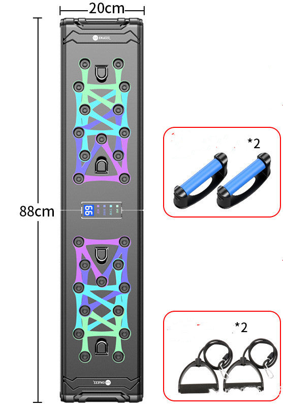 Push-up board for muscle training equipment