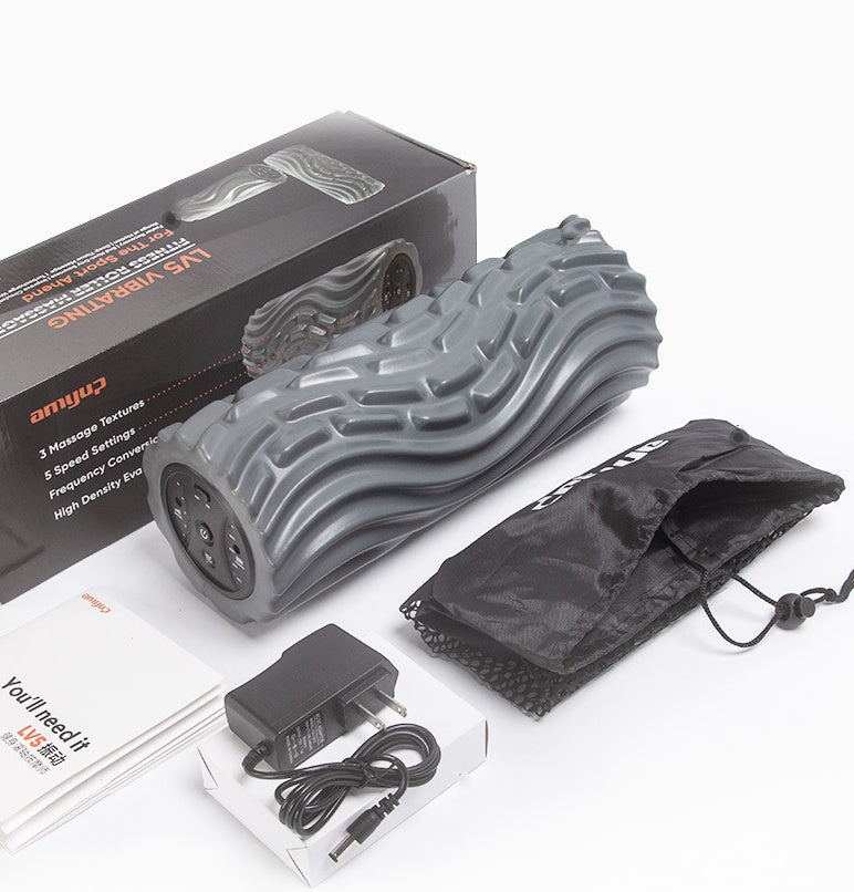 USB Electric Foam Roller Massager for Yoga Muscle Pain Relaxation