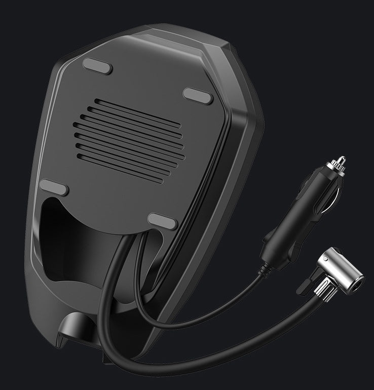 Portable air pump for inflating bicycle, car, and motorcycle tires