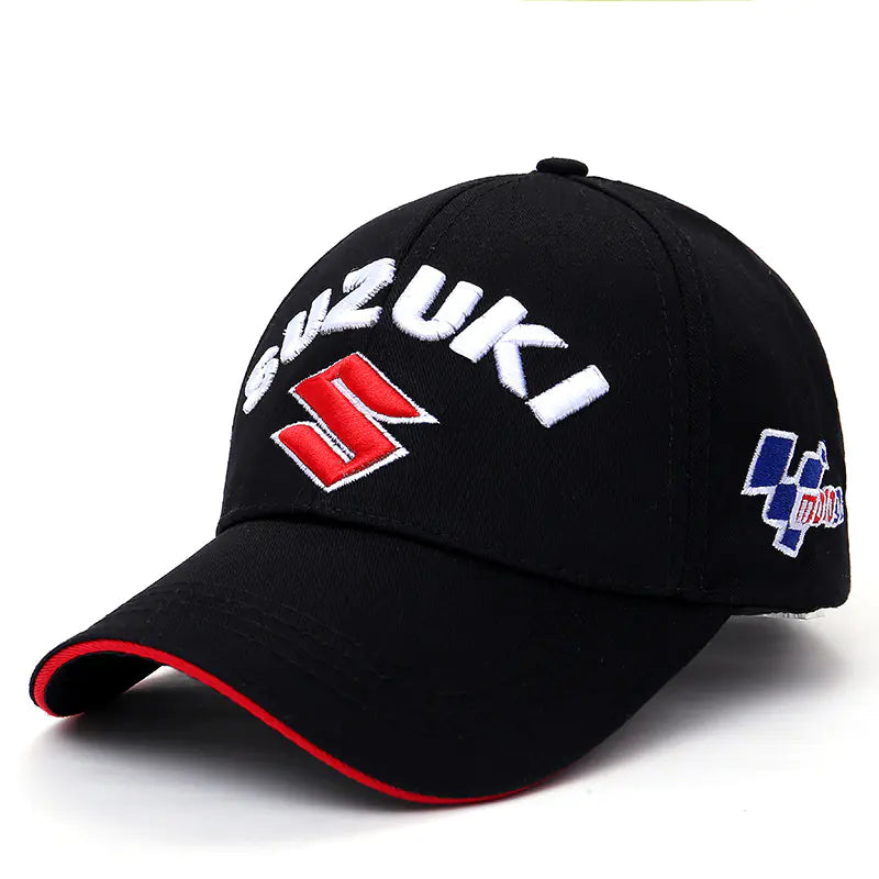 Men's Snapback Cap with Embroidered Suzuki Logo