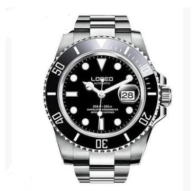 Men's Elegant Luminous Waterproof Watch with Leather Strap