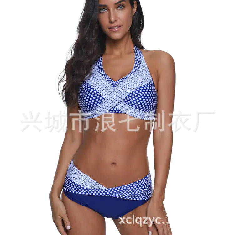 2023 New Women's Cross-Border Separates Bikini Set