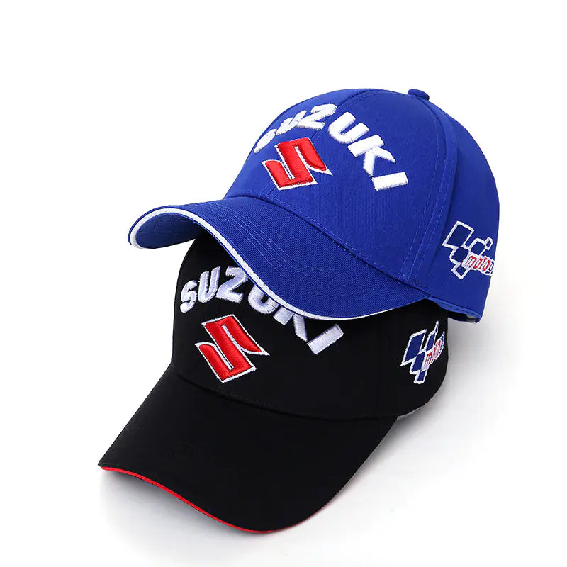 Men's Snapback Cap with Embroidered Suzuki Logo