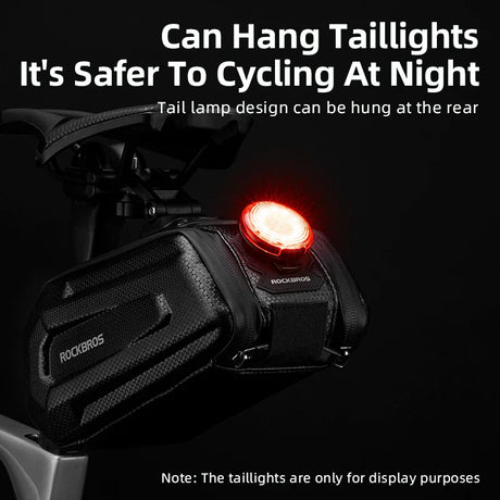 1.7L Waterproof Bicycle Rear Seatpost Bag Quick Release Black-3