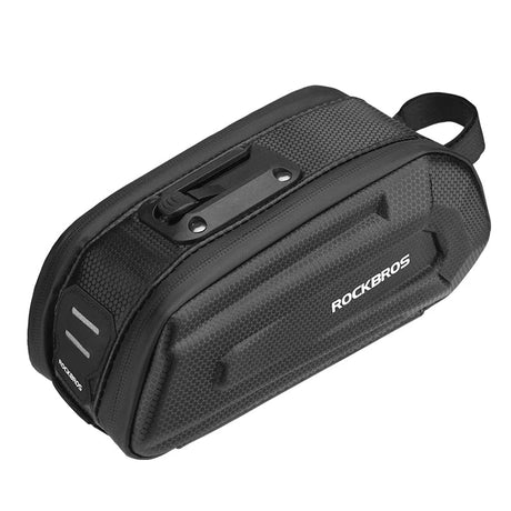 1.7L Waterproof Bicycle Rear Seatpost Bag Quick Release Black-0