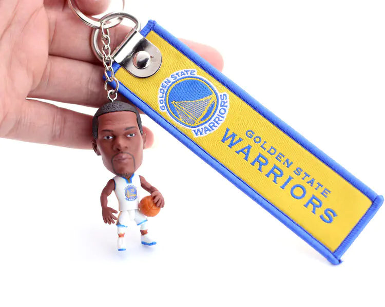 NBA Lakers Keychain Figurines: Kobe, LeBron, Kyrie, Curry