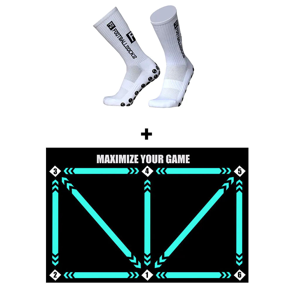 Non-Slip Rubber Training Mat for Soccer Skills Practice