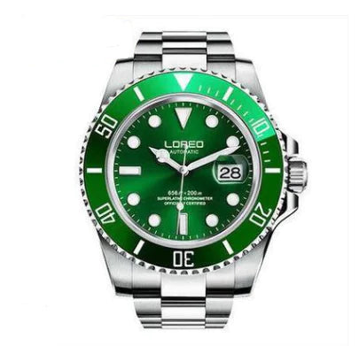 Men's Elegant Luminous Waterproof Watch with Leather Strap