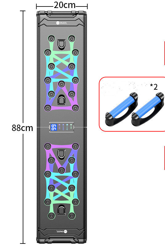Push-up board for muscle training equipment