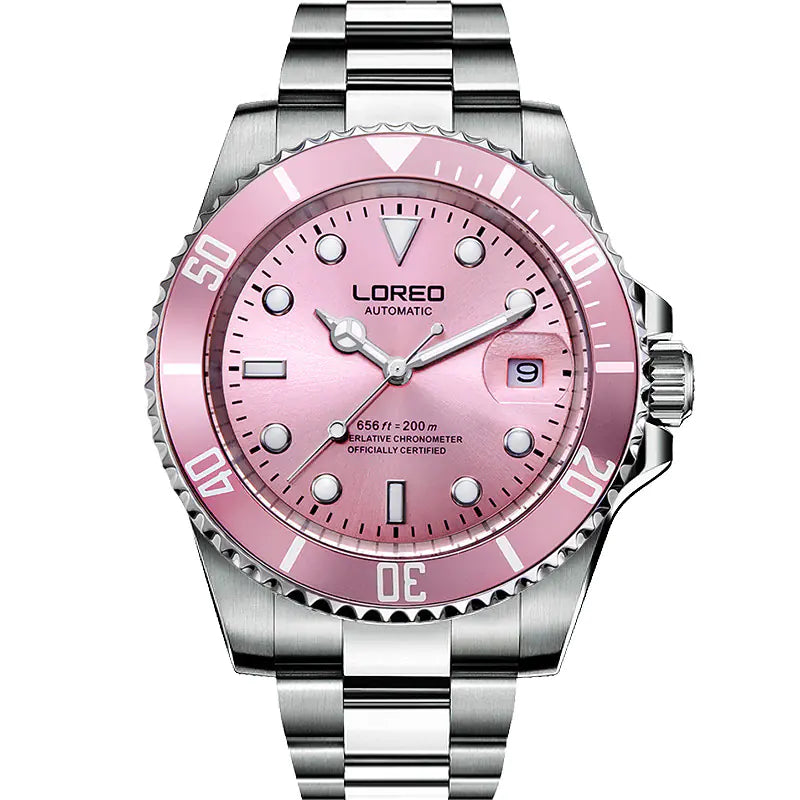 Men's Elegant Luminous Waterproof Watch with Leather Strap