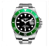 Men's Elegant Luminous Waterproof Watch with Leather Strap