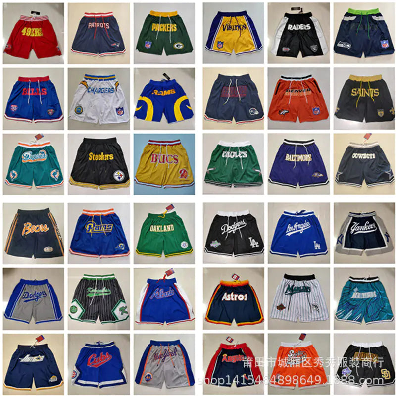 NFL MLB Team Pocket Pants - Patriots, Cowboys & More