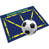 Non-Slip Rubber Training Mat for Soccer Skills Practice