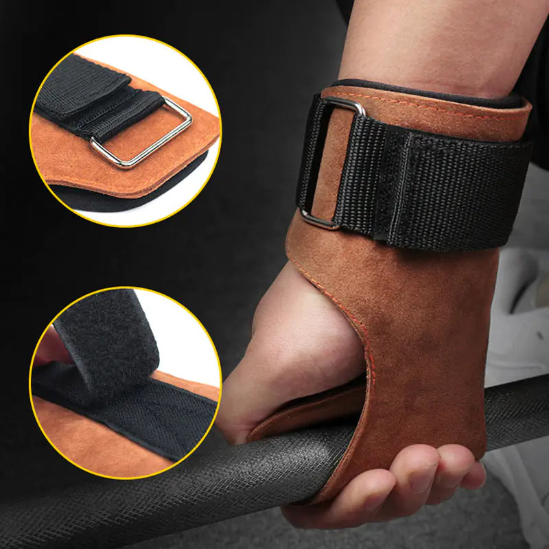 GlobalTough Leather Lifting Straps