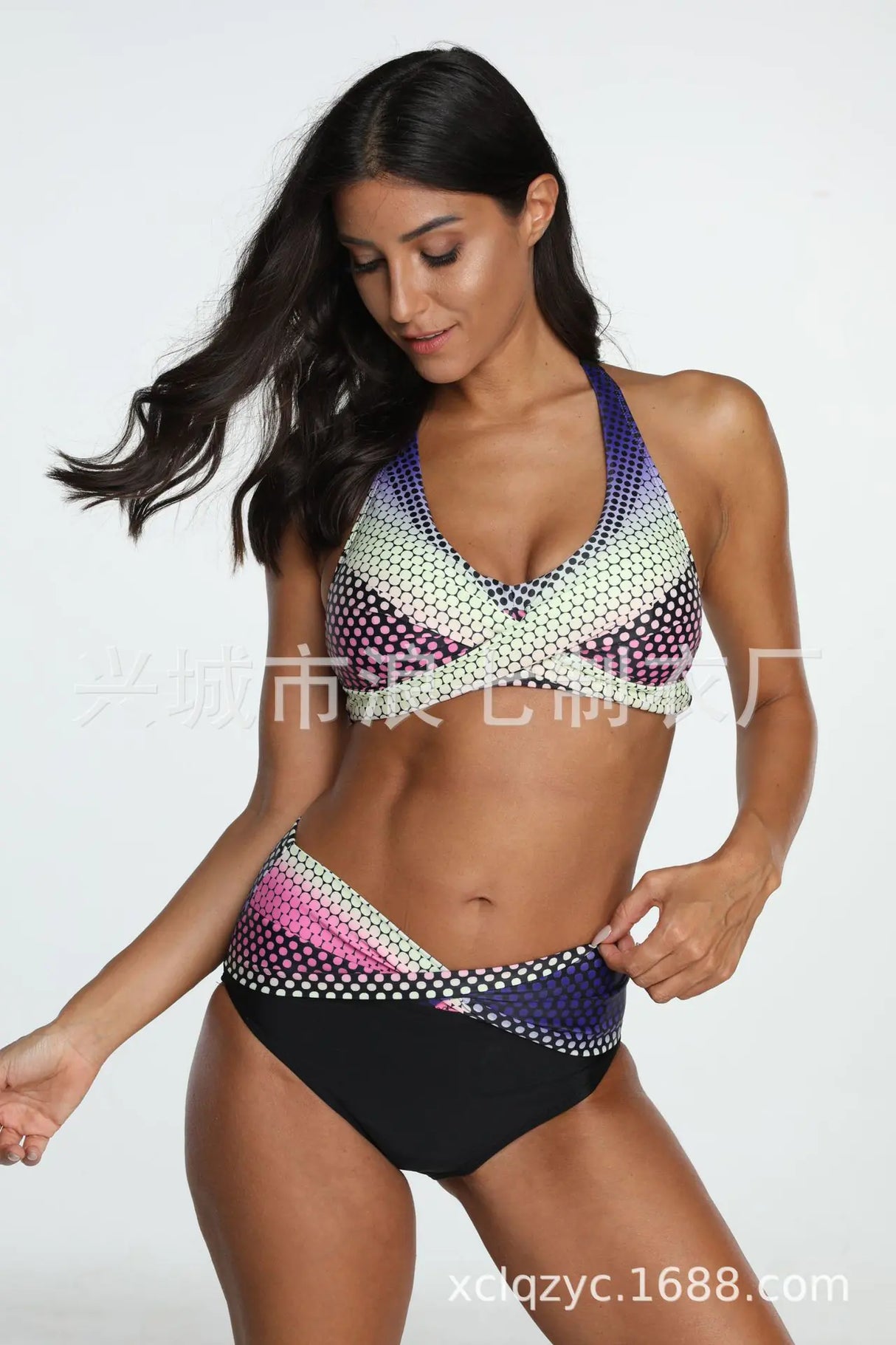 2023 New Women's Cross-Border Separates Bikini Set