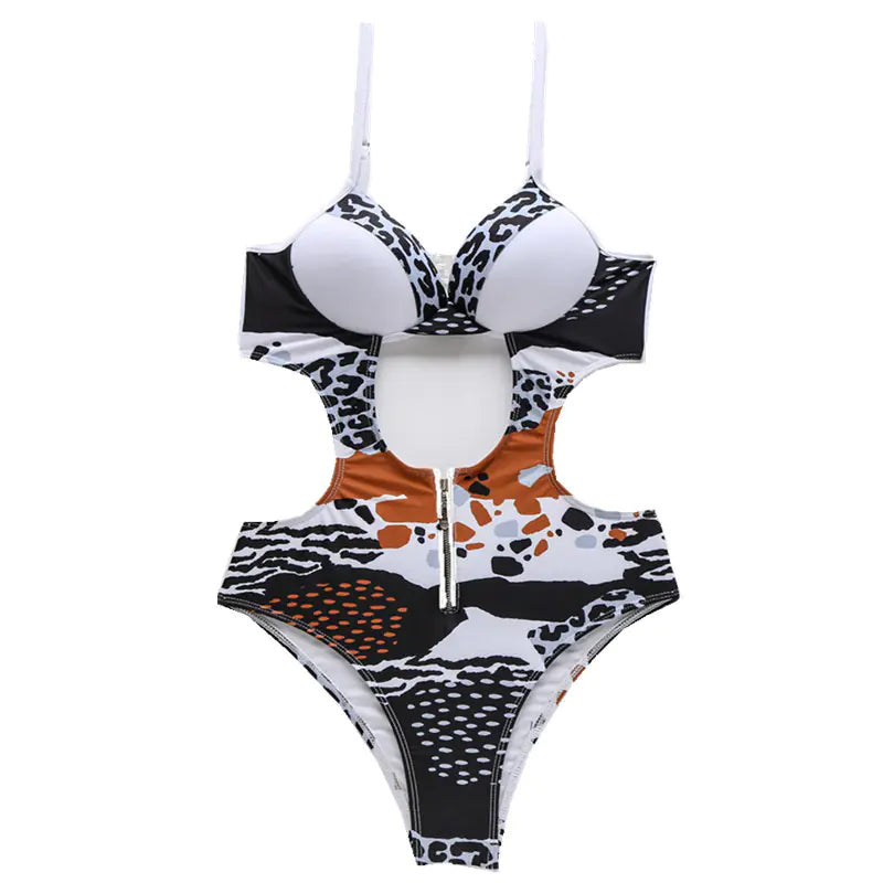 2019 New Export Swimwear - One-Piece Leopard Bikini