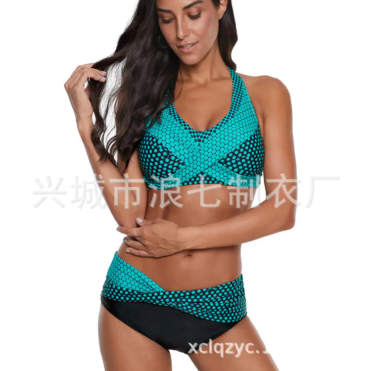 2023 New Women's Cross-Border Separates Bikini Set