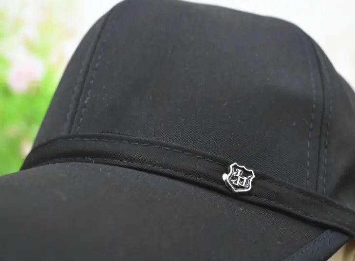 Men's Black Casual Baseball Cap