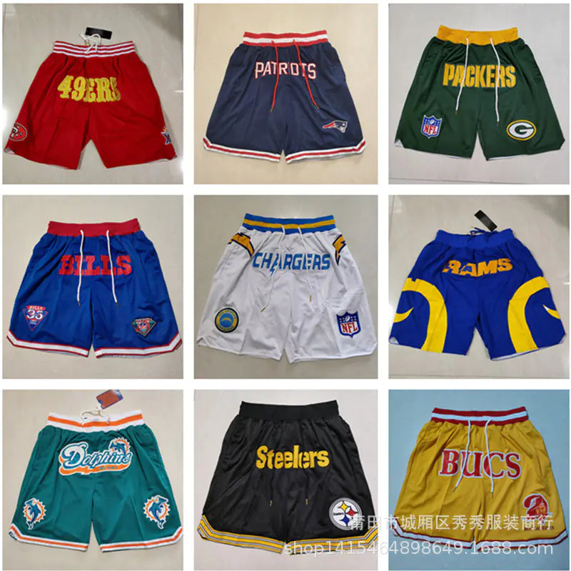 NFL MLB Team Pocket Pants - Patriots, Cowboys & More