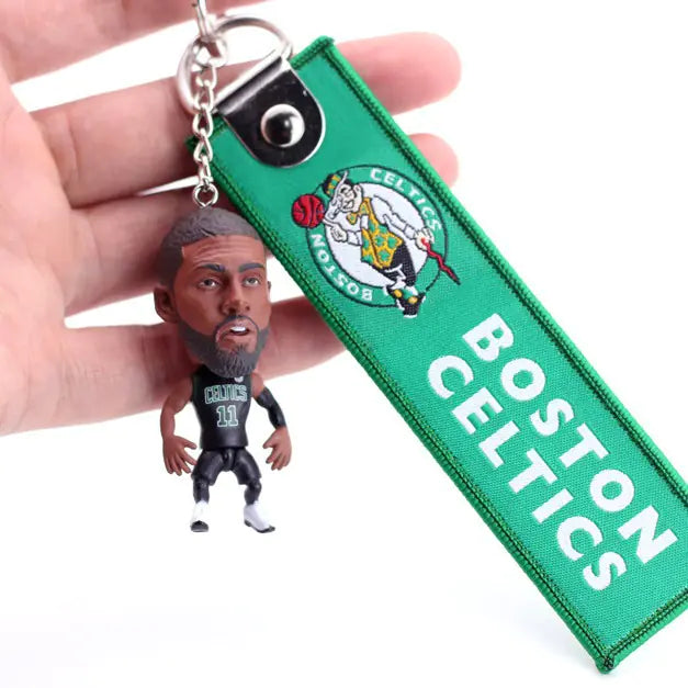 NBA Lakers Keychain Figurines: Kobe, LeBron, Kyrie, Curry