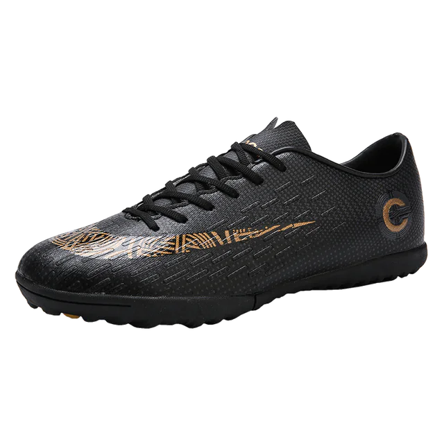 Men's Microfiber Professional Football Shoes for Athletes