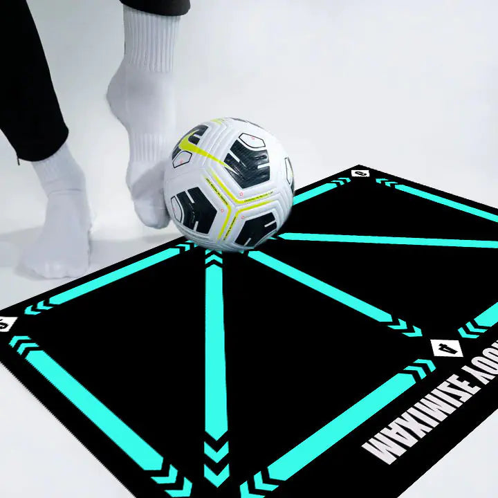 Non-Slip Rubber Training Mat for Soccer Skills Practice